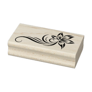 Tampons Encreurs Créez votre propre style de tatouage Fleur à tige