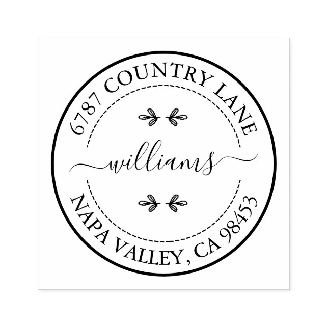 Tampons Encreurs Créez Votre Propre Timbre En Caoutchouc D'Adresse (Impression)