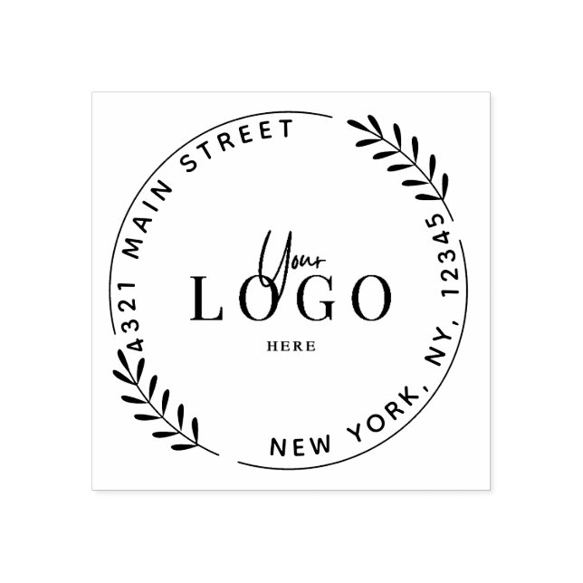 Tampons Encreurs Créez votre propre timbre en caoutchouc rond moder (Impression)