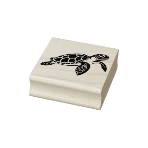 Tampons Encreurs Créez votre propre tortue de mer nageant