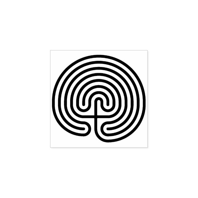 Tampons Encreurs Cretan Labyrinth Stamp, Maze Stamp, Greek Mytholog (Impression)