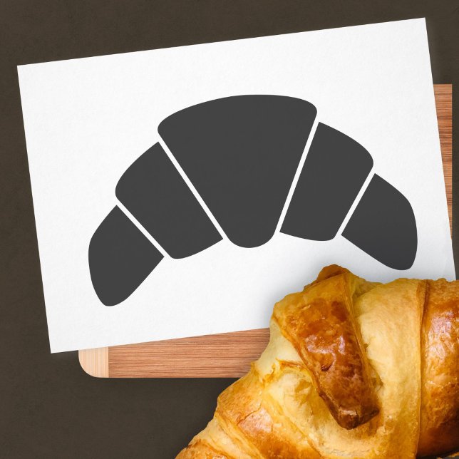 Tampons Encreurs Croissant (Croissant Rubber Stamp)
