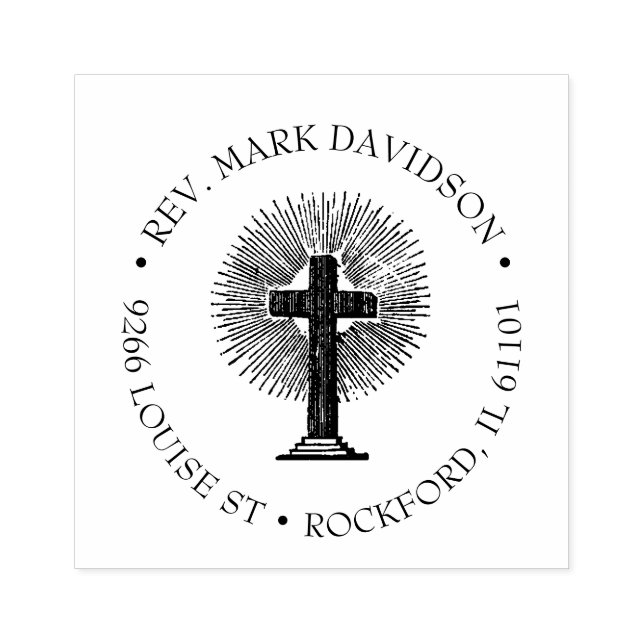 Tampons Encreurs Croix chrétienne Jésus Christ Religieux (Impression)