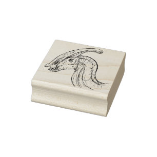 Tampons Encreurs Croquis Parasaurolophus