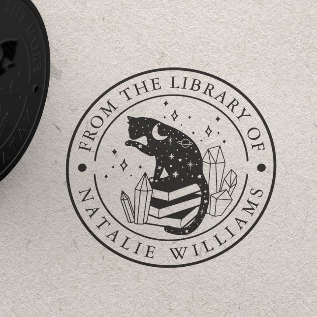 Tampons Encreurs Crystal Cat Star Pencil Moon de la Bibliothèque de (Créateur téléchargé)