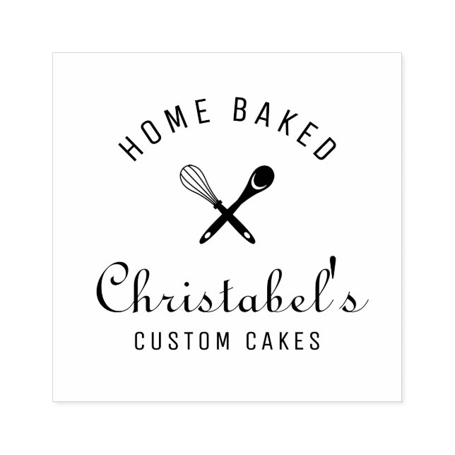 Tampons Encreurs CUISINE À LA MAISON | logo de la boulangerie sur m (Impression)