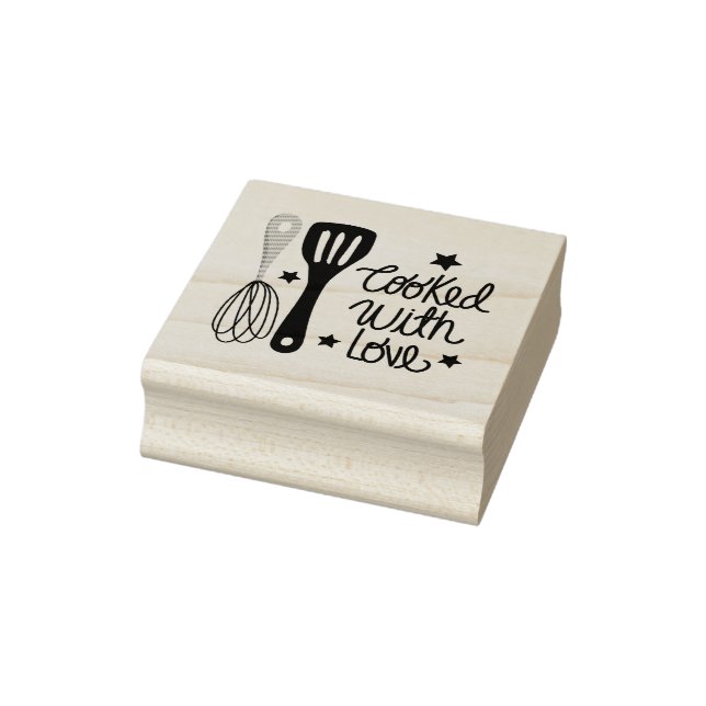Tampons Encreurs Cuisiné avec Amour (Tampon)