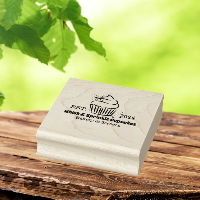 Tampons Encreurs Cupcake Baker boulangerie Chef Restauration Busine (Créateur téléchargé)