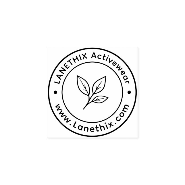 Tampons Encreurs  Custom Business Logo Rubber Stamp (Impression)