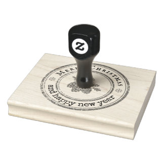 Tampons Encreurs Custom Large Rubber Stamp with Personalized Logo 