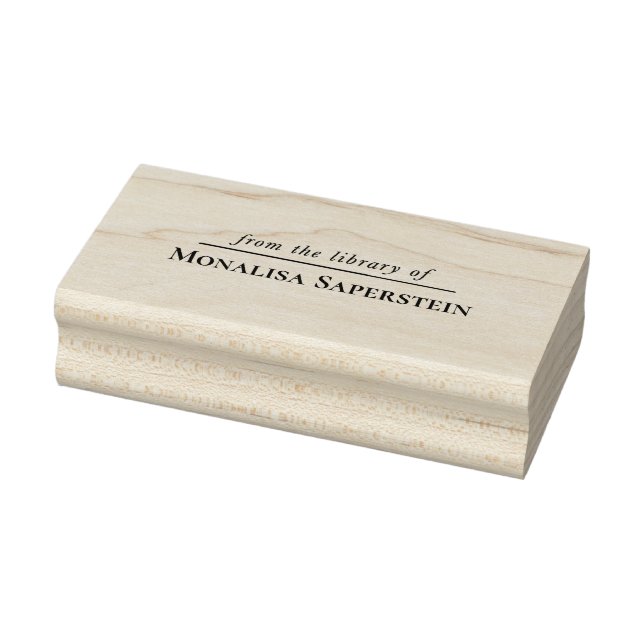 Tampons Encreurs CUSTOM Library book stamp (Tampon)
