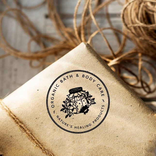 Tampons Encreurs Custom Logo Small Business & Handmade Products (Créateur téléchargé)