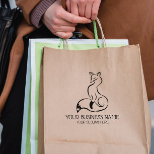 Tampons Encreurs Cute Fox Custom Business, Grande