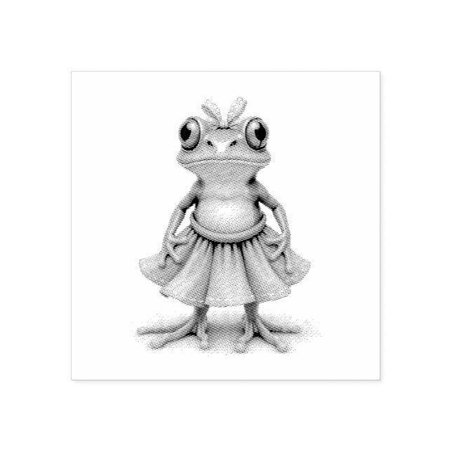 Tampons Encreurs Cute grenouille (Impression)