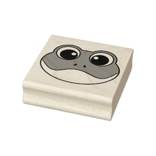 Tampons Encreurs Cute grenouille souriante