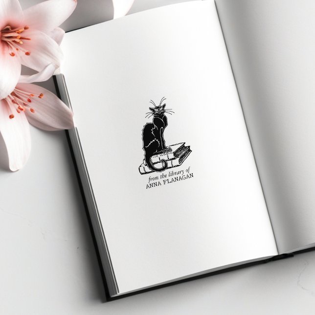 Tampons Encreurs Cute Grumpy Chat De La Bibliothèque De (Créateur téléchargé)