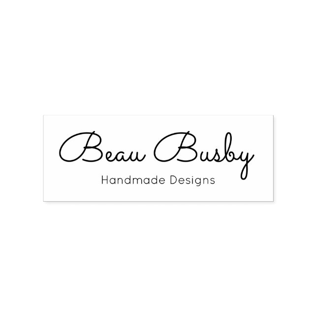 Tampons Encreurs Cute Handwritten Script  (Impression)