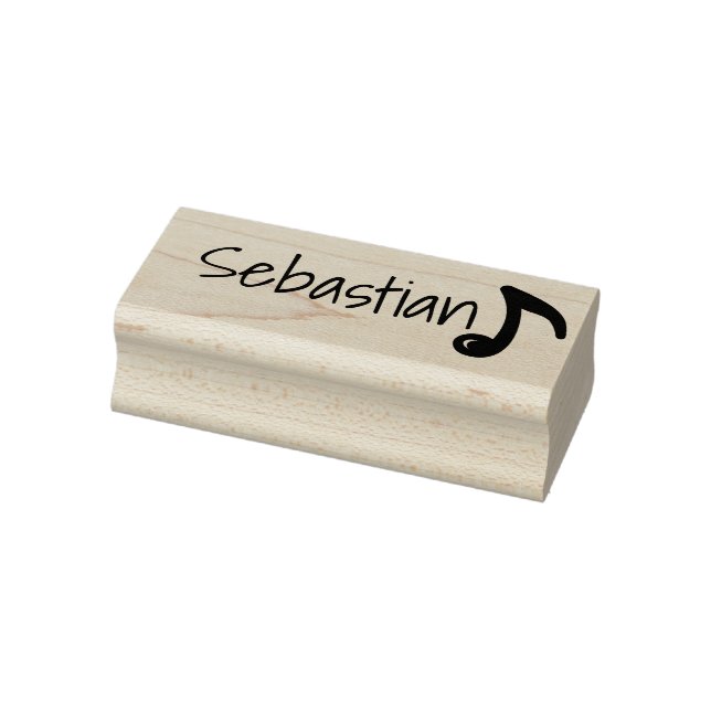 Tampons Encreurs Cute personnalisée Simple Musique musicale Nom de  (Tampon)