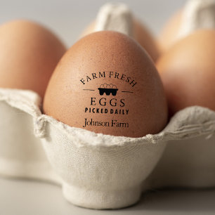 Tampons Encreurs Cute Poulet Ferme Oeuf Floral Frais