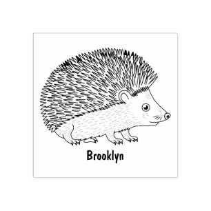 Tampons Encreurs Cute prickly hedgehog cartoon