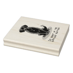 Tampons Encreurs Cute Spoten Rotten Black Labrador Retriever Chien