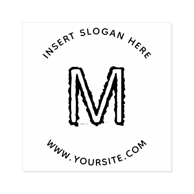 Tampons Encreurs Cycle de monogramme professionnel personnalisé (Impression)