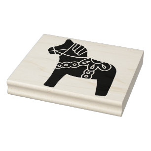 Tampons Encreurs Dala Horse Swedish Folk Art