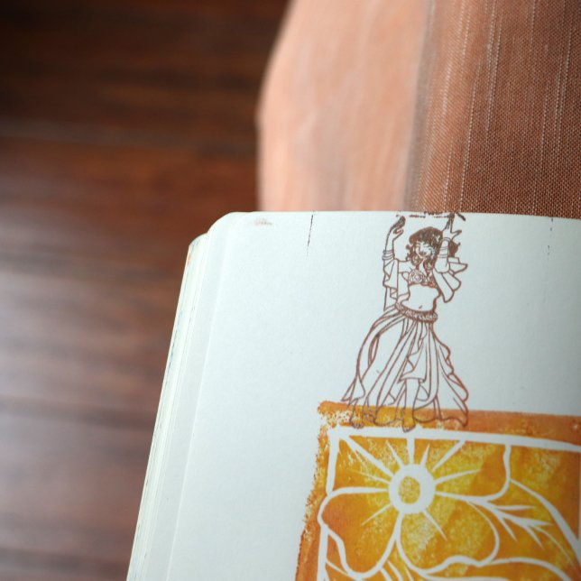 Tampons Encreurs Danseur du ventre rose (Créateur téléchargé)