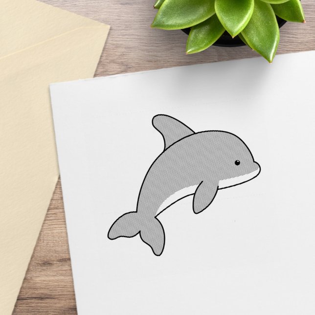 Tampons Encreurs Dauphin de saut de dessin (Créateur téléchargé)