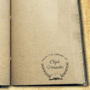 Tampons Encreurs De la bibliothèque de, livre botanique