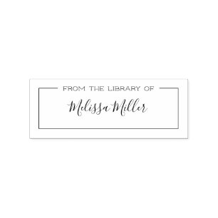 Tampons Encreurs De la bibliothèque de timbre-livre personnalisé