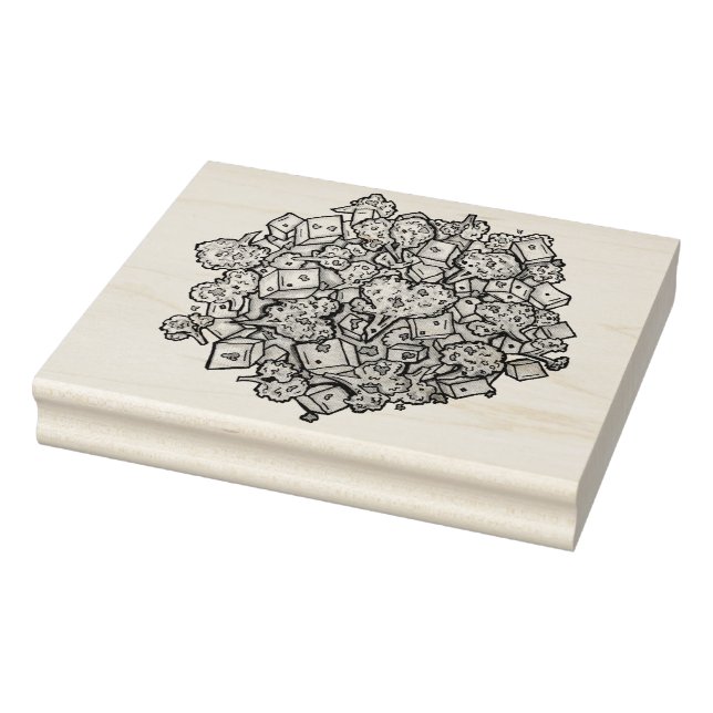 Tampons Encreurs Délicieux Aloo Gobi Indian Food Cauliflower Curry (Tampon)