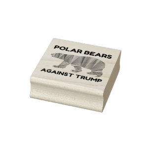Tampons Encreurs Des ours polaires contre Trump