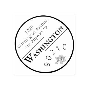 Tampons Encreurs Design simple et propre pour le timbre en caoutcho