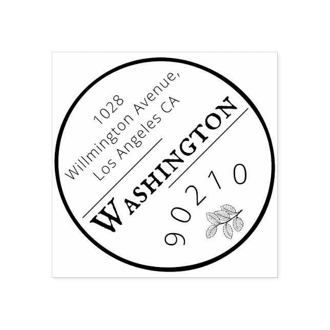 Tampons Encreurs Design simple et propre pour le timbre en caoutcho (Impression)