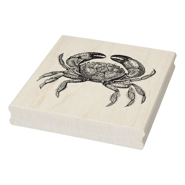 Tampons Encreurs Dessin Crab Vintage #1 (Tampon)