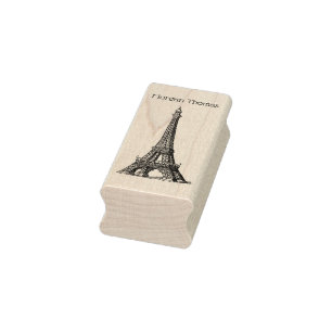 Tampons Encreurs Dessin de la Tour Eiffel vintage #1