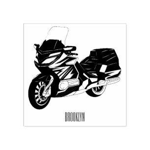 Tampons Encreurs Dessin de moto de tourisme