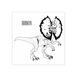 Tampons Encreurs Dilophosaurus dessin animé