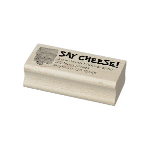 Tampons Encreurs DIRE LE FROMAGE Cheddar Wedge Photographe Adresse