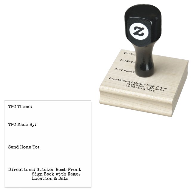 Tampons Encreurs Directions TPC Stamp (Tamponné)