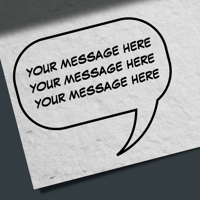 Tampons Encreurs Discours amusant Rappeler la nouveauté (Créateur téléchargé)