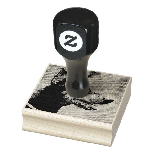 Tampons Encreurs Doberman Pinscher dans les bois (Tampon)