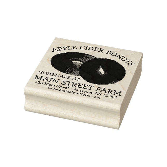 Tampons Encreurs Donuts de cidre de pomme maison Doughnut Farm Fres (Tampon)