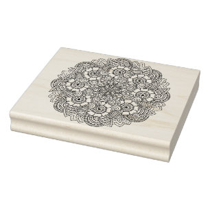 Tampons Encreurs Doodle de conception ronde