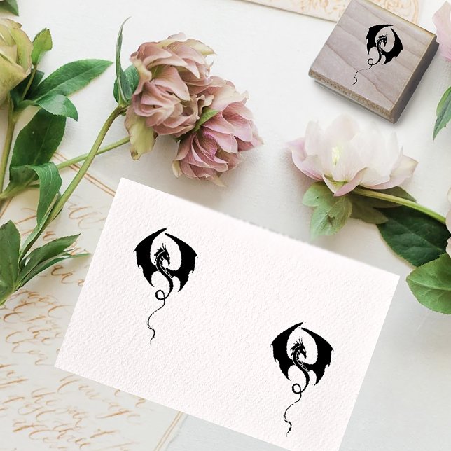 Tampons Encreurs Dragon tribal noir (Créateur téléchargé)