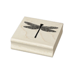 Tampons Encreurs dragonfly Bug Insect faune Silhouette art