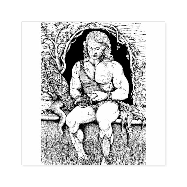 TAMPONS ENCREURS DRAGON'S HOARD, GUERRIER, SAC D'OR, GROTTE, FAUTEU (Impression)