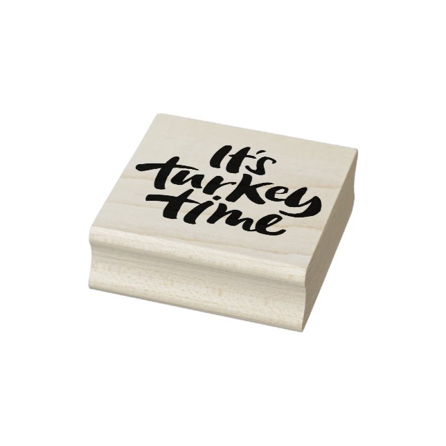 Tampons Encreurs Drôle, c'est l'heure de Turquie Thanksgiving Dîner (Tampon)