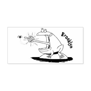 Tampons Encreurs Drôle dessin animé de grenouille et mouche